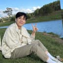 Duy at a lakeside